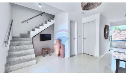 Duplex mobiliado com piscina privativa a 300m da praia do muta