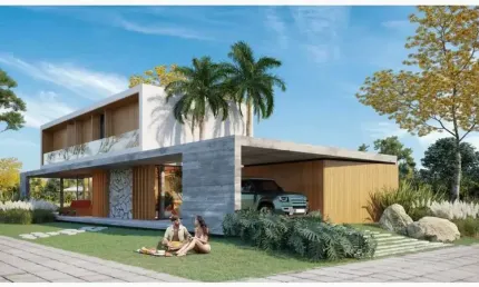 Casa com 4 suítes e 2 vagas de garagem no Bairro Areias da Palhocinha em Garopaba