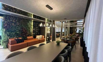 Belíssimo apartamento com 3 suítes e 2 vagas em Balneário Perequê a poucos metros da praia