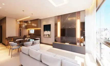 Apartamento na planta com 2 suítes e 1 vaga de garagem em Camboriú
