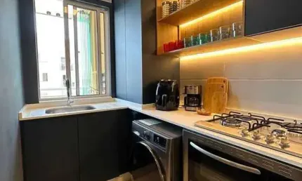 Apartamento mobiliado com 2 quartos e 1 vaga de garagem em Itajubá - Barra Velha