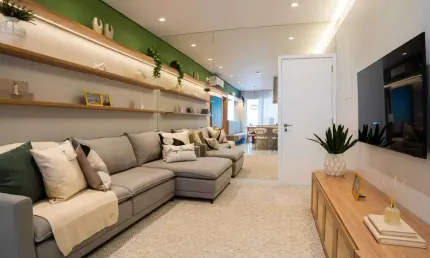 Apartamento na planta com 2 dormitórios sendo 1 suíte e 1 vaga em barra velha