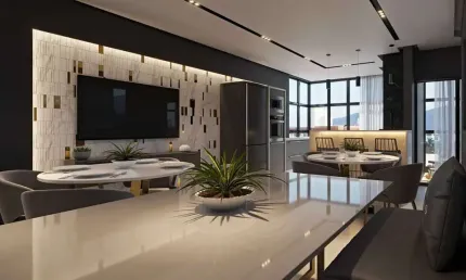 Apartamento diferenciado na planta com 3 suítes e 2 vagas de garagem em porto belo- sc