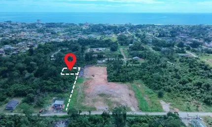 Terreno comercial à venda na Praia das Palmeiras, Itapoá 