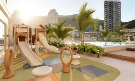 Apartamento na planta com 2 suítes e 1 vaga de garagem em itapema