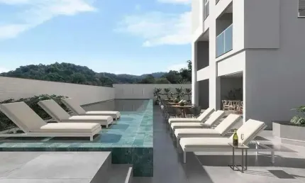 Apartamento 2 dormitórios sendo 1 suíte e 2 vagas de garagem na praia brava itajaí