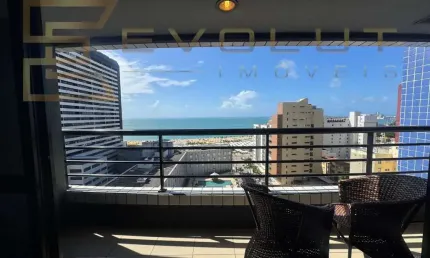 Apartamento com 1 quarto à venda na avenida da abolição, 2480, meireles, fortaleza por r$ 430.000