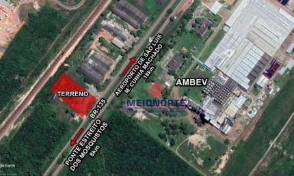 Área à venda, 8040 m² por R$ 1.995.000,00 - Tibiri - São Luís/MA