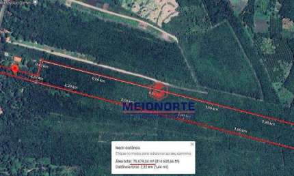 Área à venda, 100000 m² por R$ 2.400.000,00 - Iguaíba - Paço do Lumiar/MA
