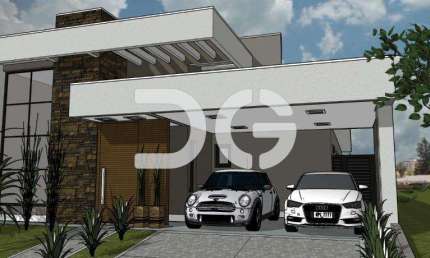 Casa à venda em Paulínia, Parque Brasil 500, com 3 suítes, com 187 m², Royal Garden