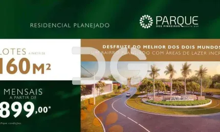 Terreno à venda em Monte Mor, Parque dos Pinheiros, com 160 m²