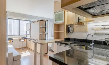 Flat com 1 quarto à venda na Avenida Ibirapuera, 2534, Indianópolis, São Paulo