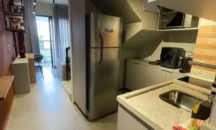 Duplex para venda em Jardins com 1 quarto, sendo 1 suíte, 44m²
