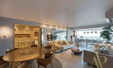Apartamento com 4 dormitórios à venda, 250 m² por r$ 4.300.000,00 - canto do forte - praia grande/sp