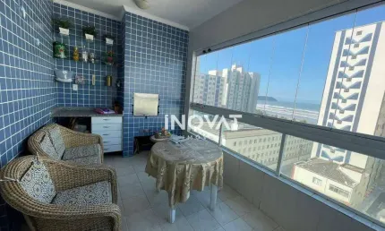 Apartamento com 3 dormitórios à venda, 101 m² por r$ 800.000,00 - vila guilhermina - praia grande/sp