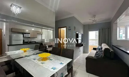 Frente mar, apartamento com 2 dormitórios à venda, 70 m² por r$ 470.000 - jardim real - praia grande/sp