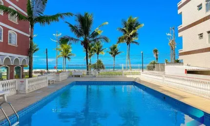 Apartamento com 1 dormitório à venda, 56 m² por r$ 280.000,00 - tupi - praia grande/sp