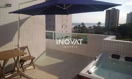 Apartamento duplex com 3 dormitórios à venda, 118 m² por r$ 750.000,00 - solemar - praia grande/sp
