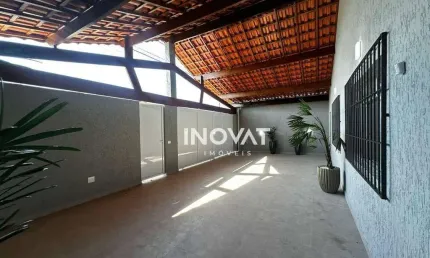 Casa com 4 dormitórios à venda, 190 m² por r$ 870.000,00 - vila tupi - praia grande/sp