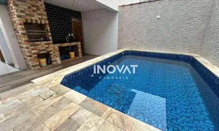 Casa com 3 dormitórios à venda, 125 m² por r$ 880.000,00 - vila assunção - praia grande/sp