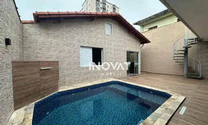 Casa com 3 dormitórios à venda, 187 m² por r$ 1.100.000 - vila assunção - praia grande/sp