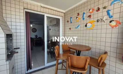 Apartamento com 2 dormitórios para alugar, 85 m² por r$ 3.700,02/mês - tupi - praia grande/sp