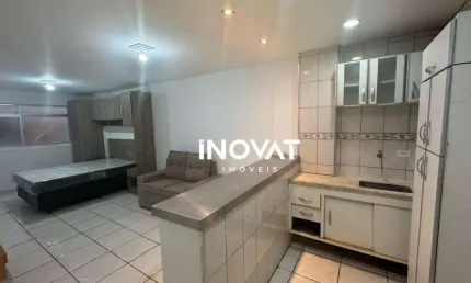 Kitnet com 1 dormitório à venda, 30 m² por r$ 180.000,00 - aviação - praia grande/sp