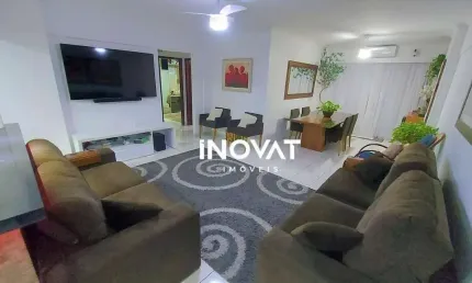 Apartamento com 3 dormitórios à venda, 110 m² por r$ 600.000,00 - vila assunção - praia grande/sp