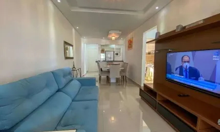Apartamento com 2 dormitórios à venda, 86 m² por r$ 681.000,00 - vila guilhermina - praia grande/sp