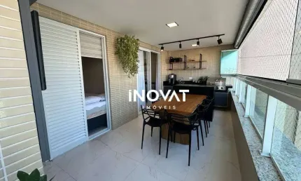 Apartamento com 3 dormitórios à venda, 124 m² por r$ 1.600.000,00 - canto do forte - praia grande/sp