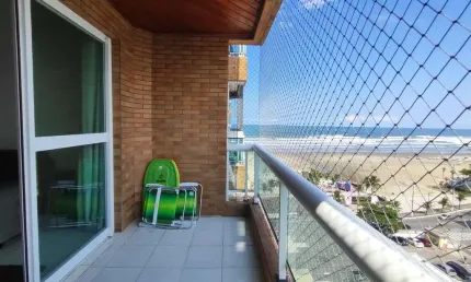 Apartamento mobiliado 88m² | 2 dormitórios (1 suíte) | vista para o mar