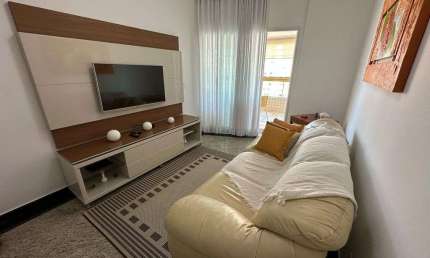 Apartamento Mobiliado, 3 Dormitórios, Vista Mar e Lazer Completo por R$ 750 mil!