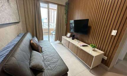 Apartamento com 1 quarto à venda na Rua Caribas, 200, Aviação, Praia Grande, 54 m2 por R$ 450.000