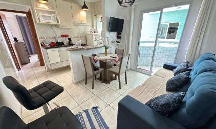 Apartamento 500m da Praia - 40m² no Boqueirão, Praia Grande/SP