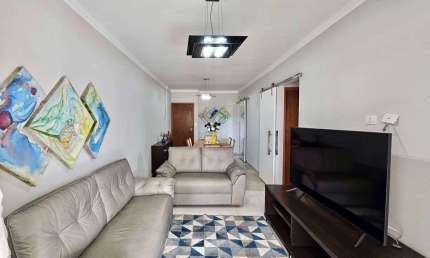 Apartamento à Venda 2 dormitórios sendo 1 suíte com 2 vagas, Praia Grande - SP