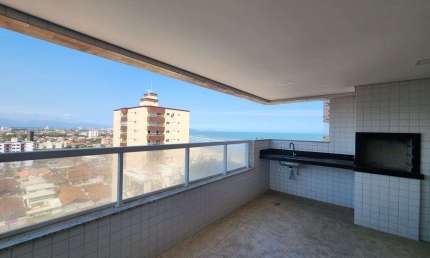 Apartamento 02 dormitórios sendo 1 suite no Caiçara, em Praia Grande/SP.