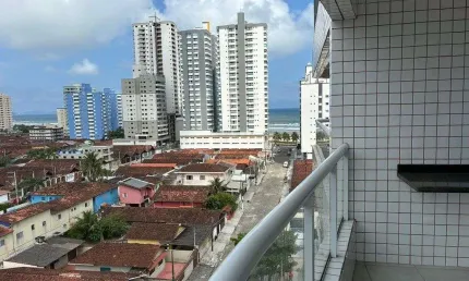 Apartamento 2 Dormitórios, sendo 01 suíte, VISTA MAR no maracanã.