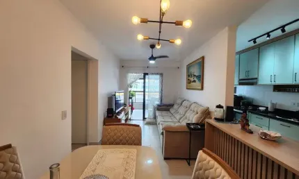 Belíssimo apartamento em prédio novo com vista mar - 02 suítes - lazer completo.