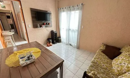 Apartamento  venda na aviação sendo1 dormitório com 2 sacadas, praia grande - sp
