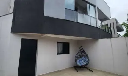 Casa em condomínio fechado com 2 quartos à venda na Avenida Luiz José de Mello, 796, Sítio do Campo, Praia Grande, 110 m2 por R$ 560.000