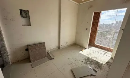 Lançamento no Boqueirão, 1 Dormitório com Lazer Completo - 350m da Praia.