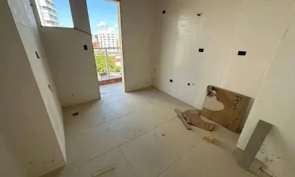 Lançamento no Boqueirão, 1 Dormitório com Lazer Completo - 350m da Praia.