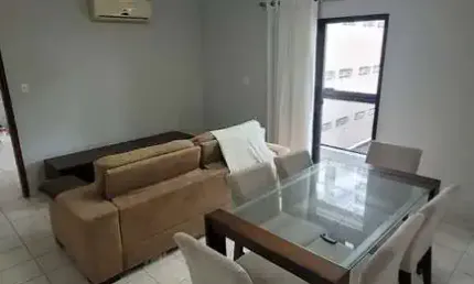 Apartamento 1 Dormitório Mobiliado, 300m da Praia no Canto do Forte