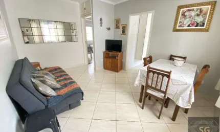 Apartamento à venda na vila guilhermina, 1 dormitório - praia grande - sp