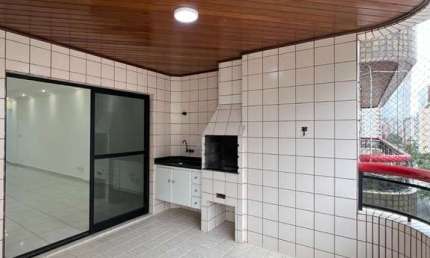 Apartamento com 3 quartos à venda na Rua Caiapós, 1066, Tupi, Praia Grande, 131 m2 por R$ 750.000