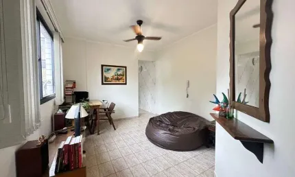 Apartamento de 1 dormitório mobiliado á venda no canto do forte - praia grande!