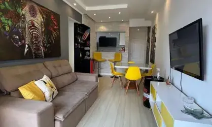 Apartamento à Venda na Mirim, 2 dormitórios com 1 banheiro  Praia Grande - SP