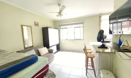 Kitnet com 1 dormitório à venda, 31 m² r$ 215.000 canto do forte - praia grande