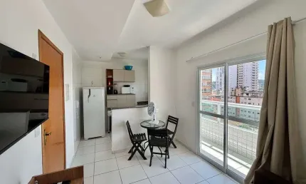 Apartamento 1 dormitório mobiliado de 39m² por 305.000,00 no Boqueirão