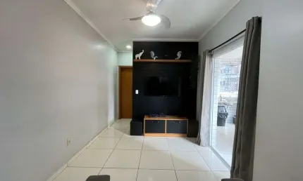 Apartamento 1 suíte + lavabo com 59m² + 1 vaga de garagem no Canto do Forte.